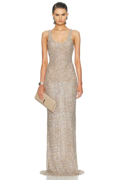 The Sei Tank Gown In Gold