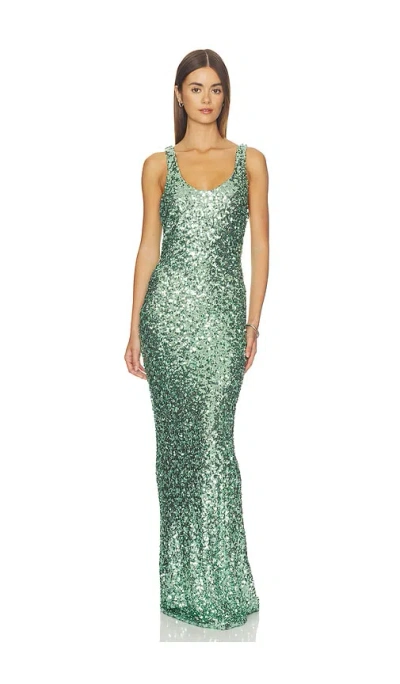 The Sei Tank Gown In Green