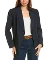 The Sei Twill Blazer In Blue