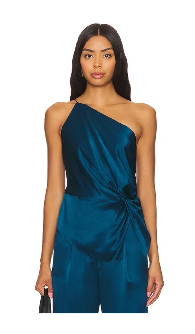 The Sei Twist Knot Top In Blue