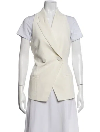 Pre-owned The Sei Vest W/ Tags In Neutrals/white