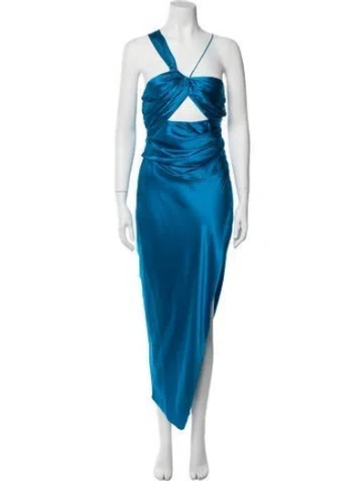 Pre-owned The Sei V-neck Long Dress W/ Tags In Blue