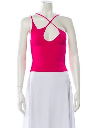 Pre-owned The Sei V-neck Sleeveless Crop Top W/ Tags In Black