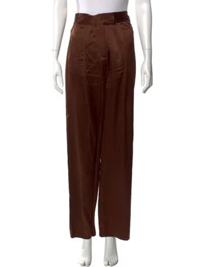 Pre-owned The Sei Wide Leg Pants In Brown