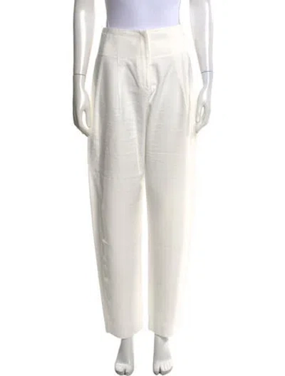 Pre-owned The Sei Wide Leg Pants In White