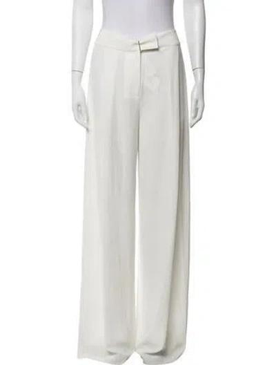 Pre-owned The Sei Wide Leg Pants In White
