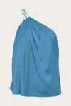 The Sei Double Strap Top In Dusty Blue In Blue