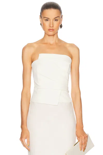 THE SEI WRAP BUSTIER TOP