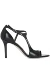 The Seller 100mm Ankle-strap Pumps In Black