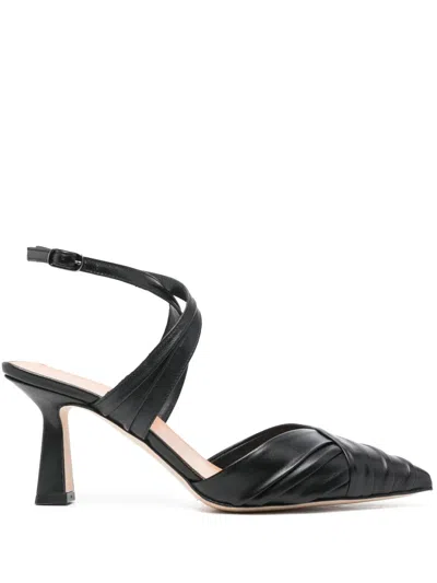 The Seller Pumps In Black Leather
