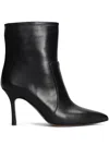 The Seller Texan Ankle Boots In Black Leather In Black