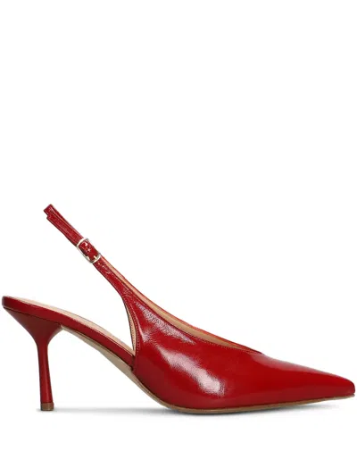 The Seller Pumps In Red Leather