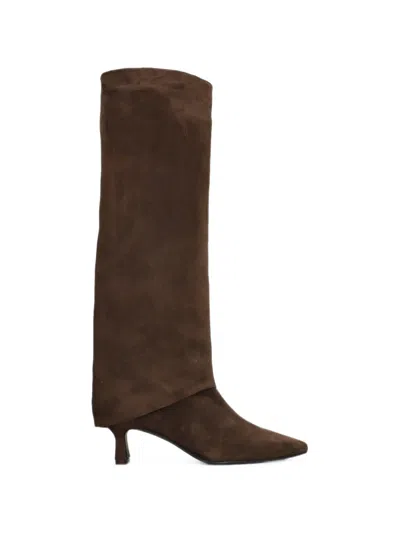 The Seller Fold-over Pointed-toe Boots In Multi