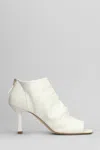 The Seller High Heels Ankle Boots In White Leather