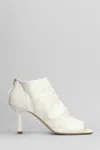 The Seller High Heels Ankle Boots In White Leather