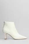 The Seller High Heels Ankle Boots In White Leather In White
