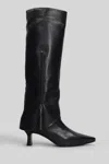 The Seller Pointed Zip 60mm Boot In Black
