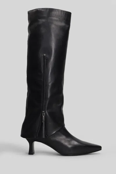 The Seller High Heels Boots In Black Leather
