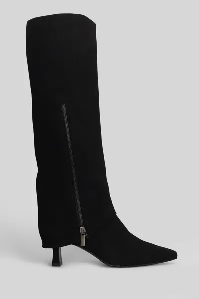 The Seller High Heels Boots In Black Suede