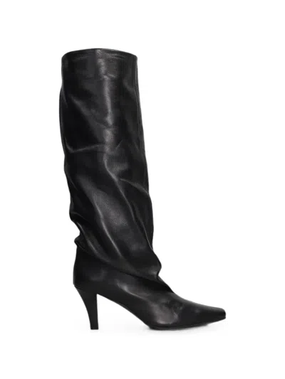 The Seller High-heel Slouchy Boots In Black