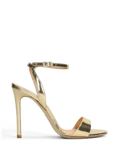 The Seller Metallic Ankle-strap Sandals In Gold