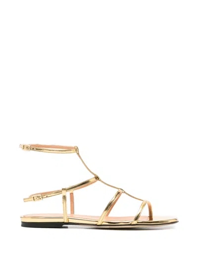 The Seller Multi-strap Sandals In Gold