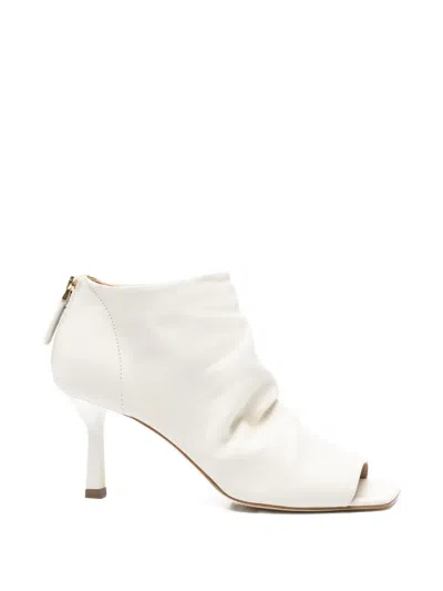The Seller Open-toe Boots In Neutral