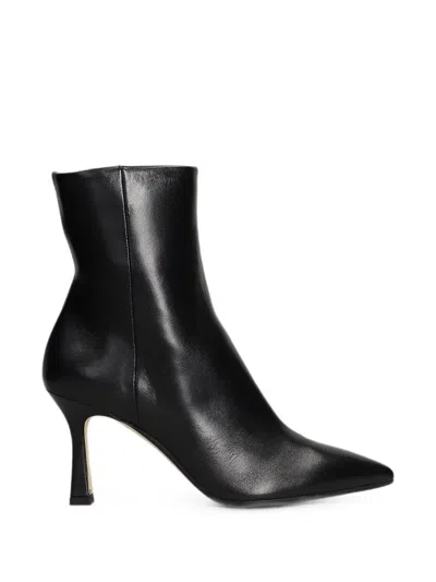 The Seller Pointed-toe Side-zip Ankle Boots In Black