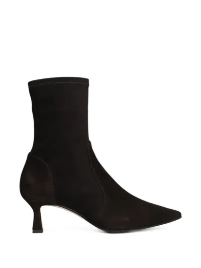 The Seller Pointed-toe Suede Boots In Brown