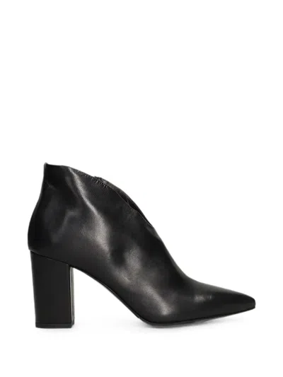 The Seller Pointed-toe V-cut Boots In Black