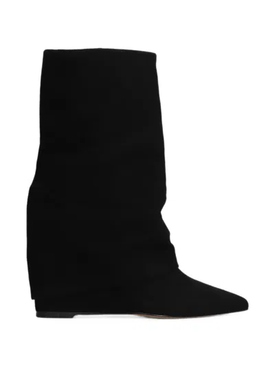 The Seller Pointed-toe Wedge Boots In Multi