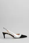 The Seller Leather Slingback Pumps In Black