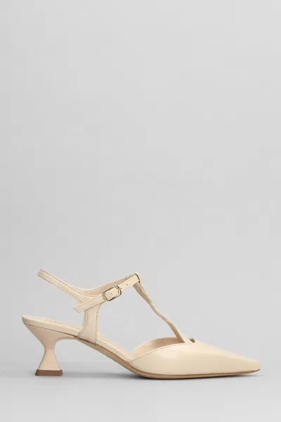 The Seller Pumps In Beige Leather