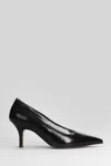 The Seller Pumps In Black Leather In Black