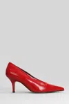 The Seller Pointed-toe Leather Pumps In Red