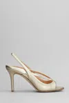 The Seller Sandals In Platinum Leather