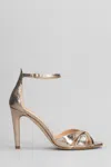 The Seller 90mm Metallic-leather Sandals In Brown