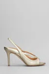 The Seller Sandals In Platinum Leather
