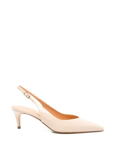 The Seller Slingback Pointed Pumps In Neutral