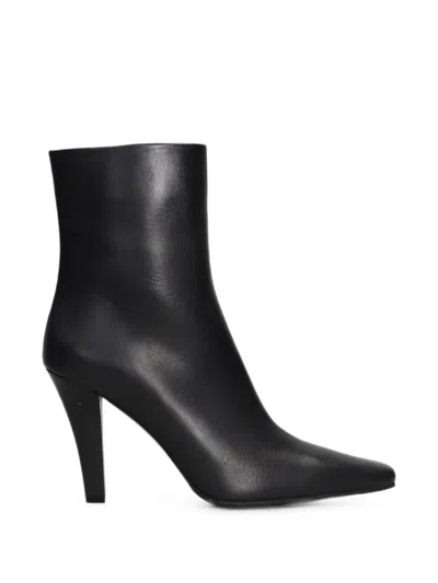 The Seller Square-toe Ankle Boots In Black