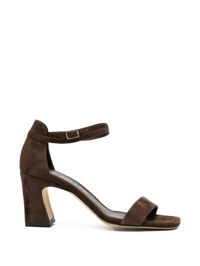 The Seller Square-toe Sandals In Brown