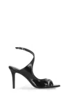 The Seller Black Leather Sandals