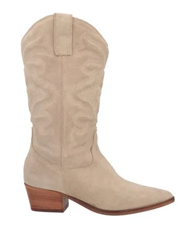 The Seller Woman Ankle Boots Beige Size 6 Leather