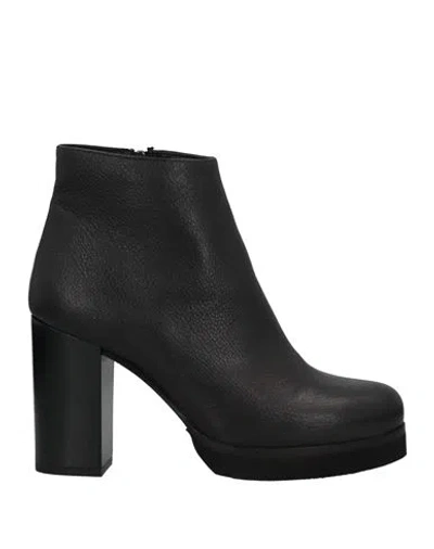 The Seller Woman Ankle Boots Black Size 11 Soft Leather