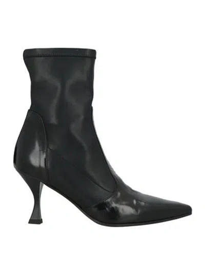 The Seller Woman Ankle Boots Black Size 7.5 Leather
