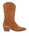 The Seller Woman Ankle Boots Camel Size 6 Leather In Beige