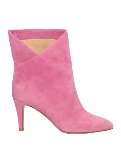 The Seller Woman Ankle Boots Pink Size 6 Leather