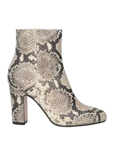 The Seller Woman Ankle Boots Steel Grey Size 7 Leather