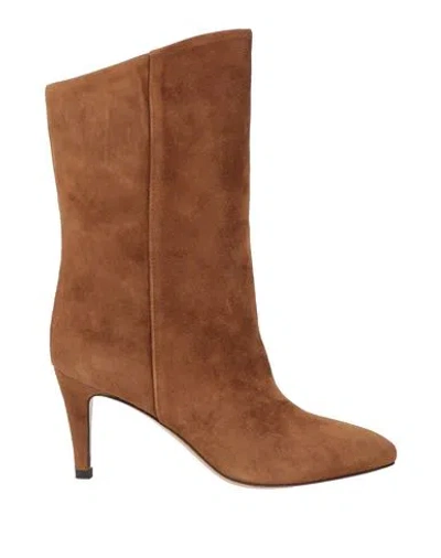 The Seller Woman Ankle Boots Tan Size 5 Leather In Brown