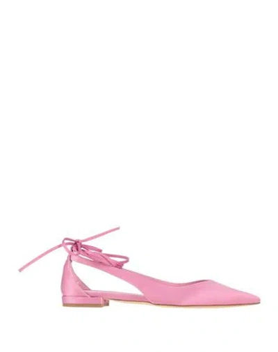 The Seller Woman Ballet Flats Pink Size 7 Textile Fibers